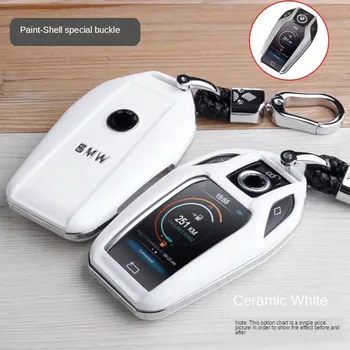 Cover chiate/telecomando per BMW Display 5 7 Serie 730Li 740 630 G12 G30 G31 G32 G02 X5 G07 X6 X7 Portachiavi Accessori di Protezione 3 Cover chiate/telecomando per BMW Display 5 7 Serie 730Li 740 630 G12 G30 G31 G32 G02 X5 G07 X6 X7 Portachiavi Accessori di Protezione - Caso Della Copertura di Chiave dell automobile Per BMW Display 5 7 Serie 730Li 740