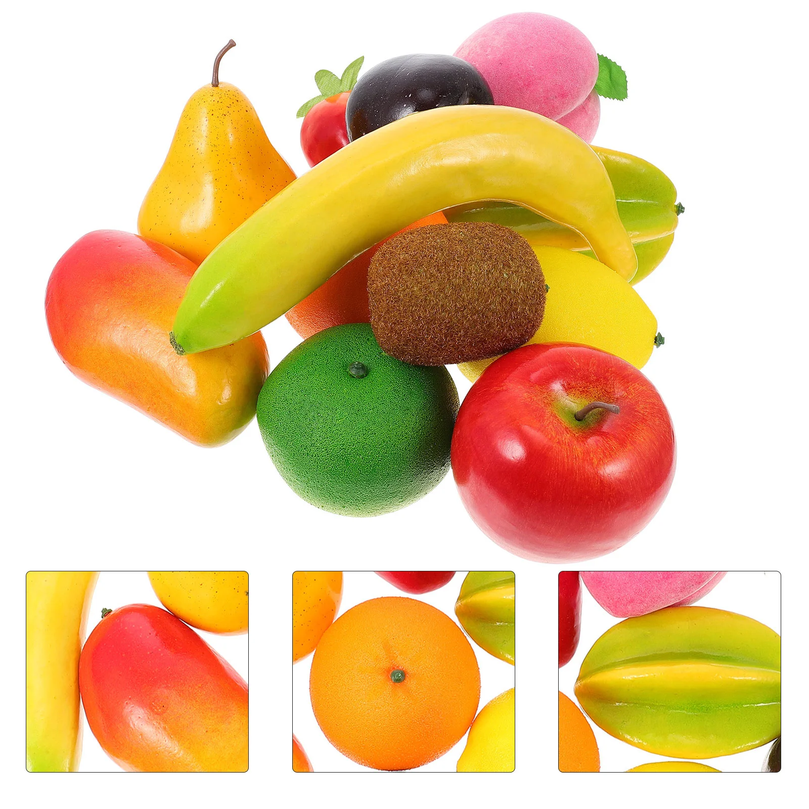

12 Pcs Vegetable and Fruit Model Simulated Models Plant Decor Vegetables Decorations