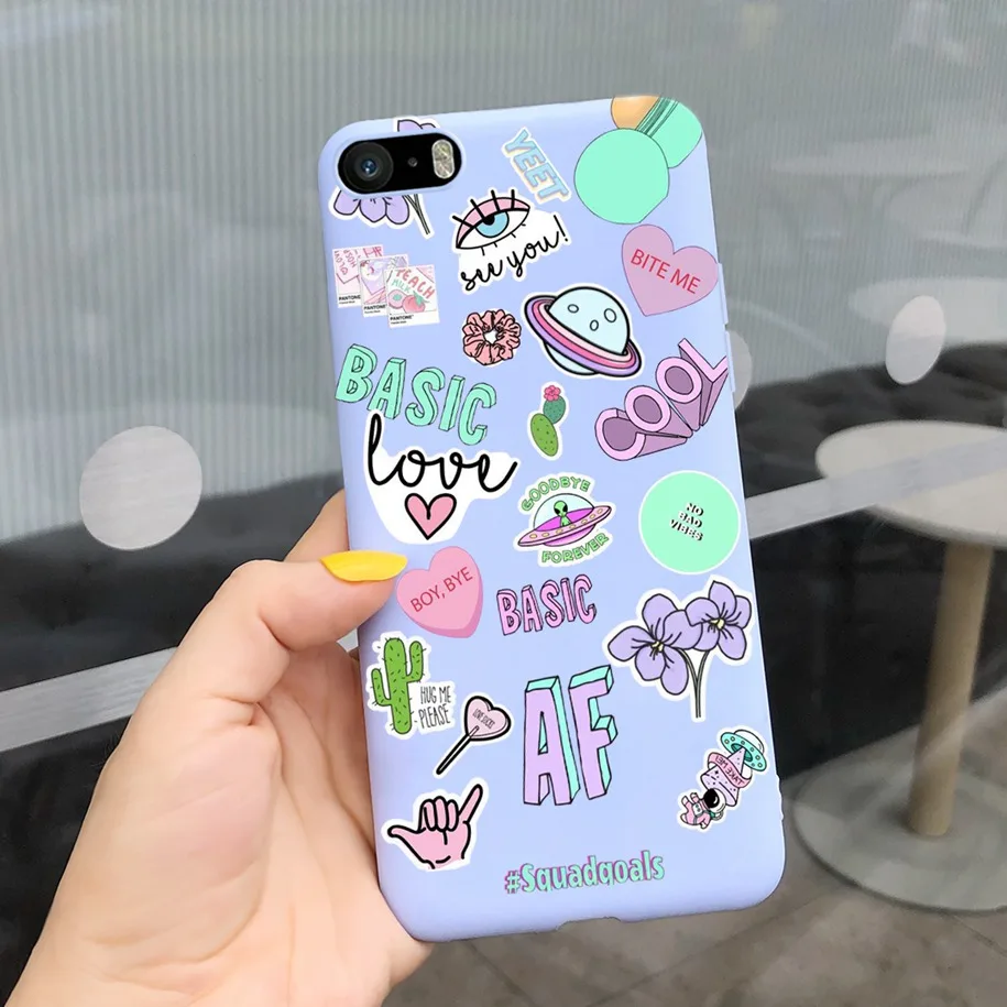 Leopard Cartoon Soft Matte Silicone Bumper Case