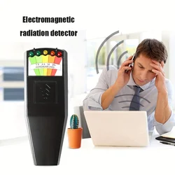 Electromagnetic Field EMF Gauss Meter Ghost Hunting Detector Portable EMF Magnetic Field Detector 5 LED Gauss Meter