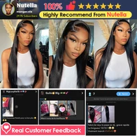 Princesse cheveux 13x6 13x4 HD dentelle frontale perruque pré-épilée sans colle perruque cheveux humains prêt à porter droite perruques de cheveux humains pour les femmes 4