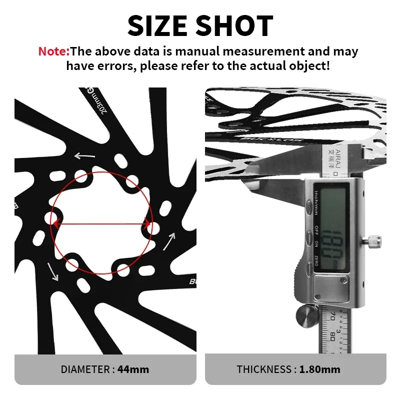 BUCKLOS G3 Bicycle Brake Disc Rotor 160mm 180mm 203mm Mtb Road Bike Rotor 6 Bolt Ultralight Hydraulic Brake Rotors for SHIMANO bike brake rotor mountain bicycle disc brake bicycle disc brake mountain bike disc brake