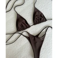 Micro Bikinis Push Up Women Swimsuits 2025 Sexy Swimwear Brazilian Bikini Set Leopard Biquini Solid Swimsuit Summer Beachwear