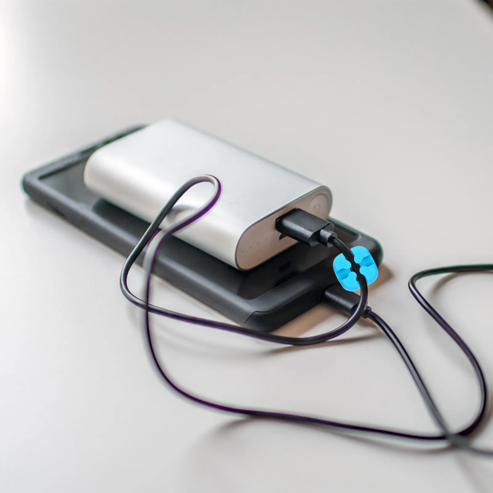 5Pcs 다기능 실리콘 케이블 정리 도구 책상 벽 테이블 전원 USB 데이터 충전 케이블 와이어 관리용 코드 홀더