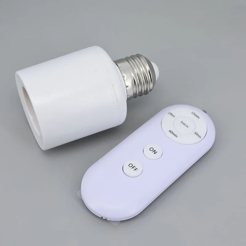 E27 or B22 Remote Control Light Bulb Base Socket S27008b9e3fd74590bd04ae2cf4b93147n