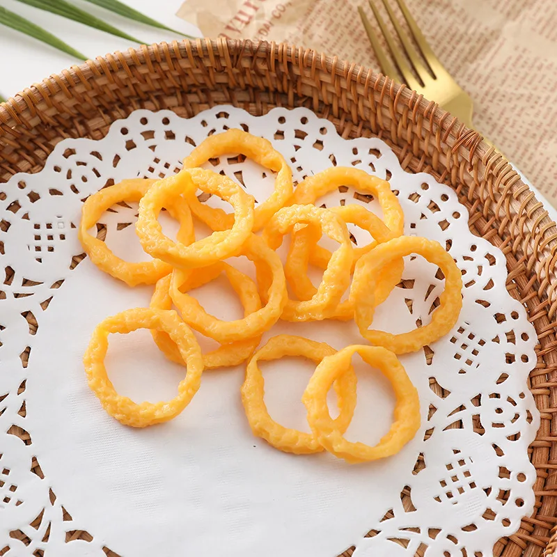 Simulation Fries Model Artificial Food Kids Game Props Wolf Tooth Fake Potato Chips Fast Restaurant Window Display 10pc/lot