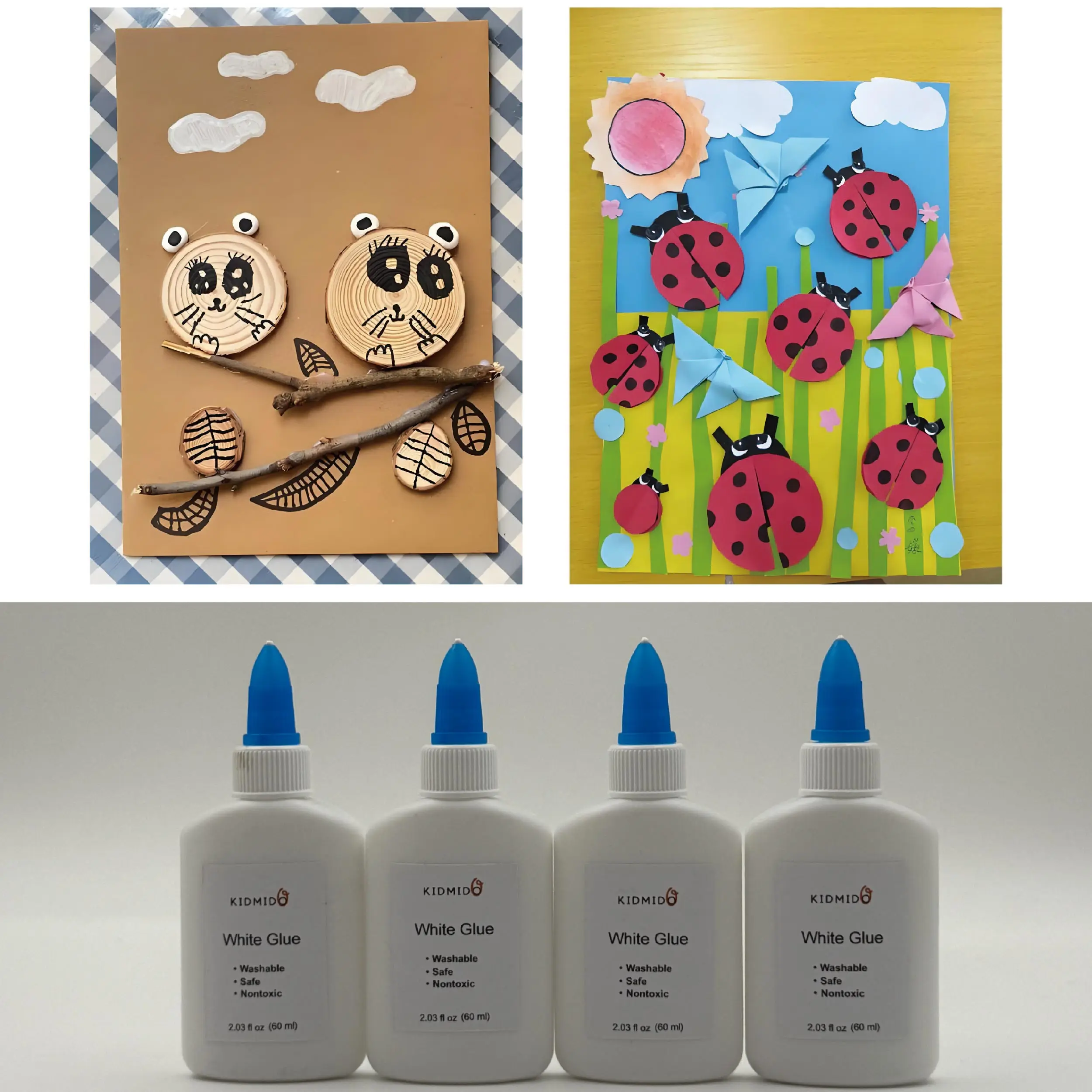 White Glue,Washable,School Glue,DIY Craft Slime Glue,Arts&Crafts DIY STEM - 5
