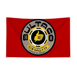 Vintage Bultacos Alpina Motorcycle Wall Flag for Garage, Workshop, and Outdoor Decor (Z3)