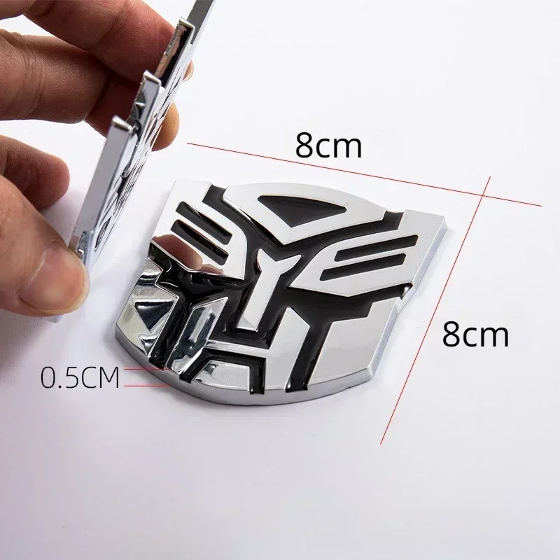 Transformerss 3D Car Stickers Decepticons Autobots Logo Badge Car Scratched Stickers Cosplay Car Decoration Accessories - 6