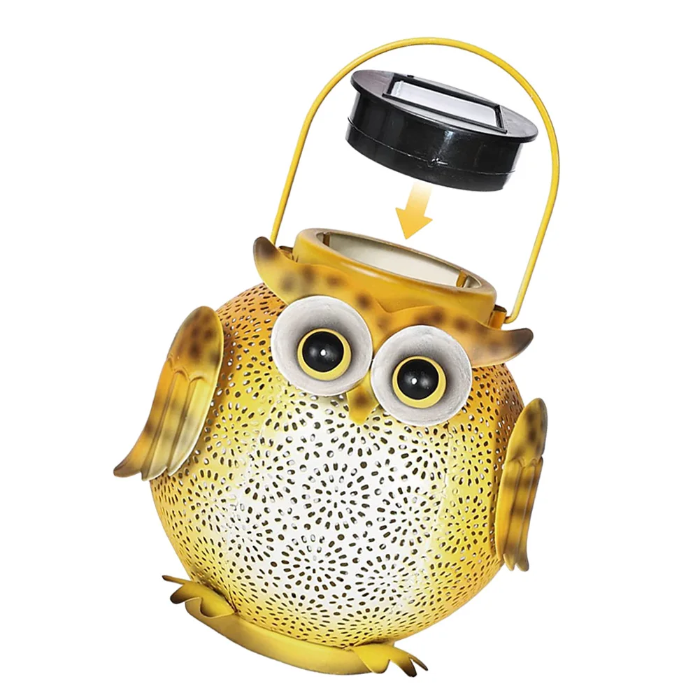 Iron Art Solar Lantern Outdoor Decor Light