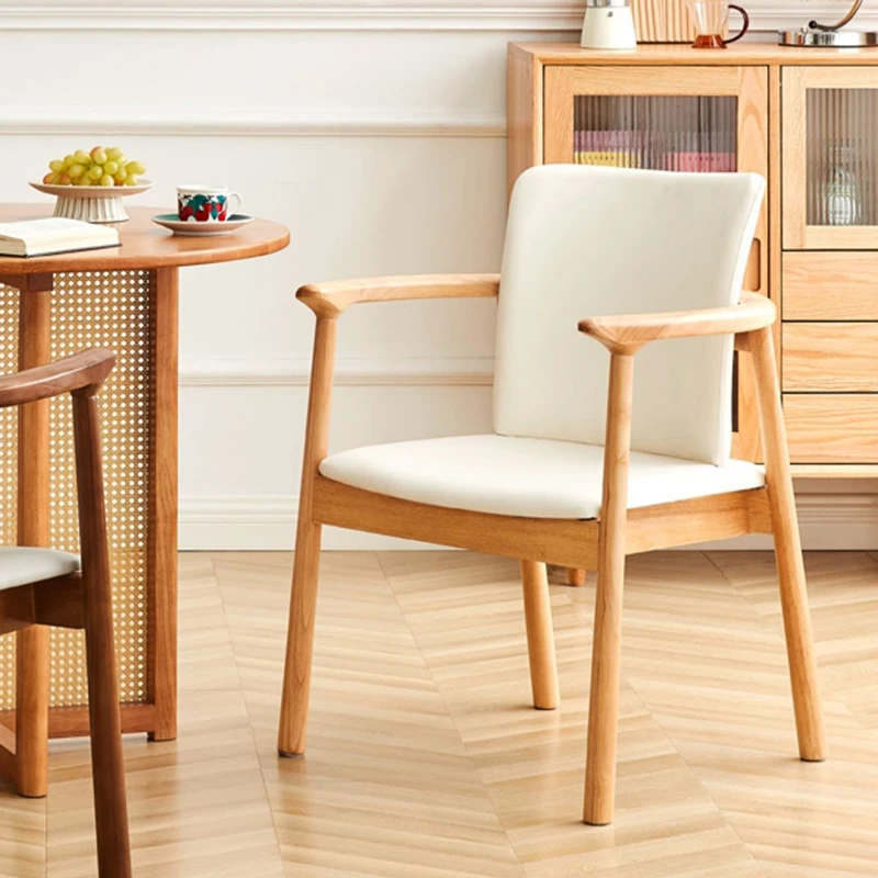 

Ergonomic Replica Dinner Dining Chairs Accent Arm Kitchen Dinette Modern Dining Chairs Designer Wood Sedie Da Pranzo Furnituress