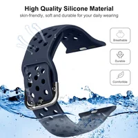 Bracelet de sport en Silicone pour Apple Watch 11 10 42mm 46mm Ultra 3/2/1 49mm, ceinture respirante iWatch 9 8 7 6 5 4 SE 45mm 44mm 41mm 40mm 4