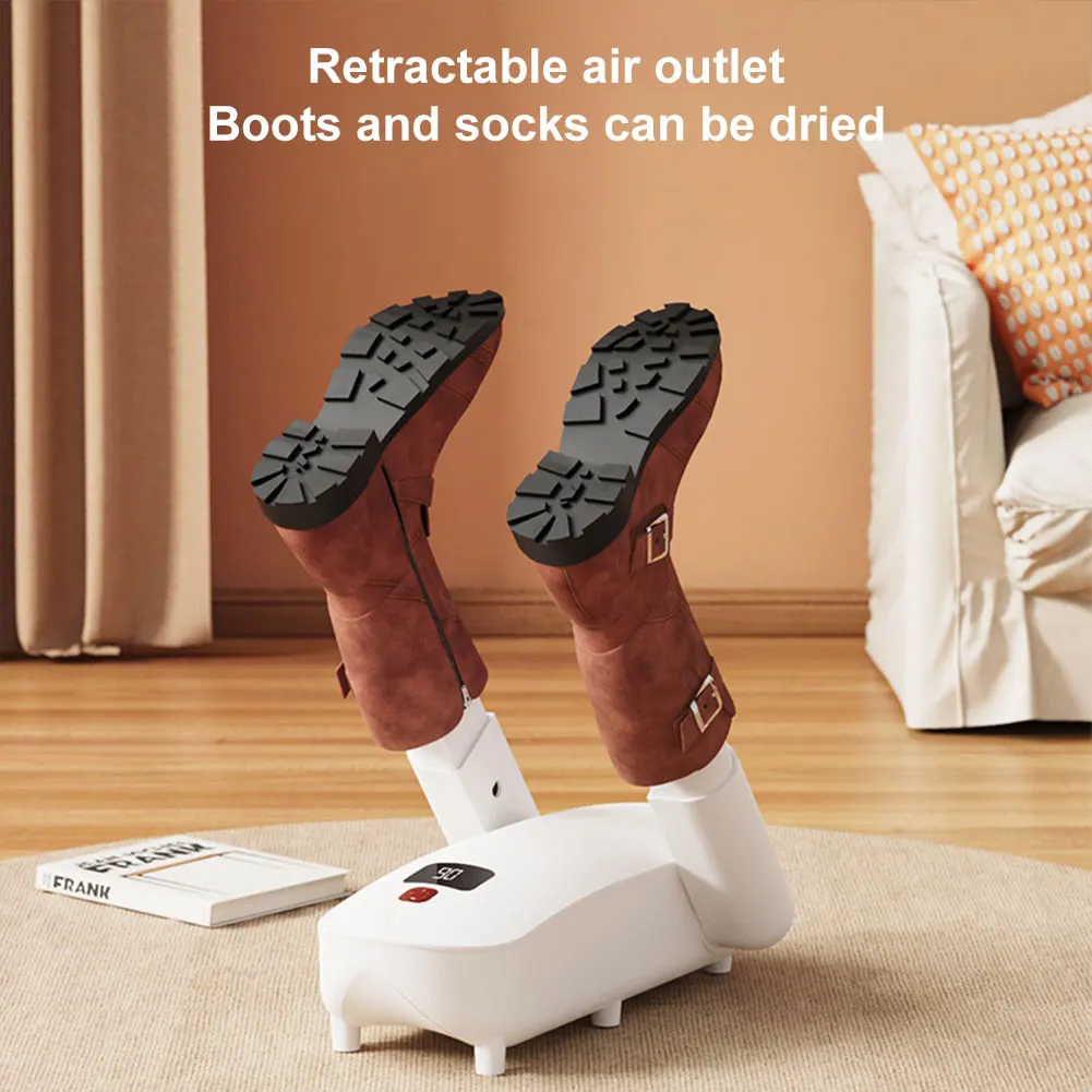 Foldable Shoe Dryer Shoe Deodorizer Dryer Portable USB Charging Electric Shoe Drying Machine Timing for Boots Sneakers Gloves 4