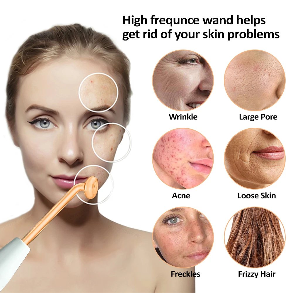 Portable 4-in-1 Handheld Electric Neon Wand for Face Skin Beauty High Frequency Facial Therapy Acne Treatment Tool 2 Portable 4-in-1 Handheld Electric Neon Wand for Face Skin Beauty High Frequency Facial Therapy Acne Treatment Tool 2