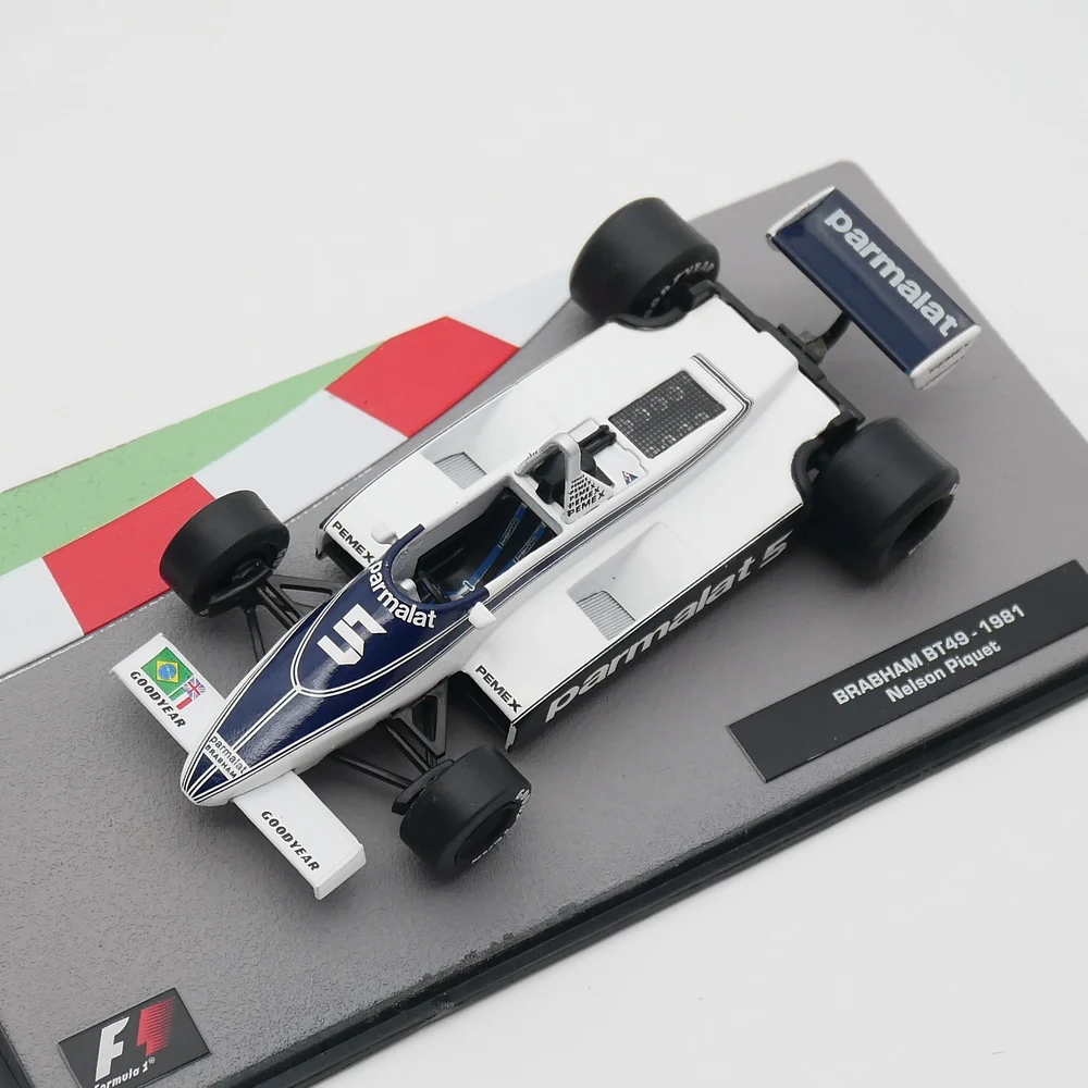 Ixo 1:43 Racing Nelson Piquet 1981 Brabham BT49 Diecast Car Model Metal Toy  Vehicle - AliExpress