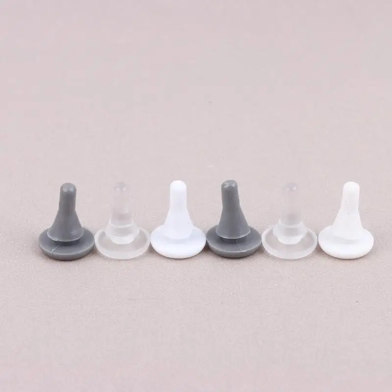 *20PCS 엘리베이터 홀 도어 충돌 방지 못/충돌 방지 고무 패드/충격 흡수 콩/오프닝 5-6mm 두께 2MM