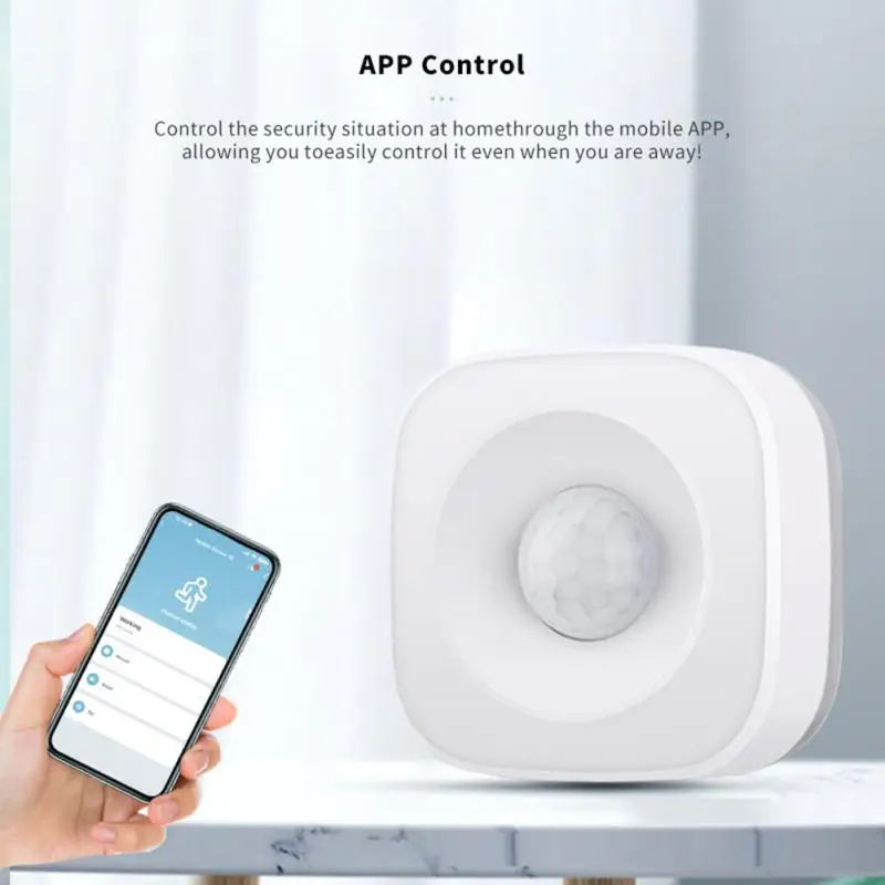 

Tuya ZigBee WiFi Movement Motion Sensor PIR Detector Smart Life APP Home Alarm Security System Detect Human Body Work with Alexa