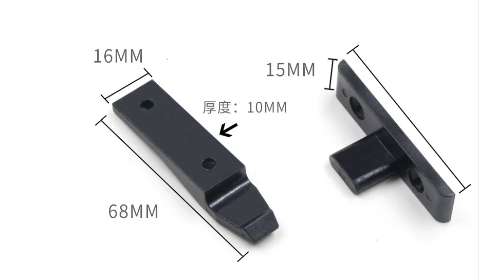 100Pcs/Lot Black Plastic Quick Fitting Furniture Panel Joint Bracket Push-On Clip Corner wall panel hanging clip