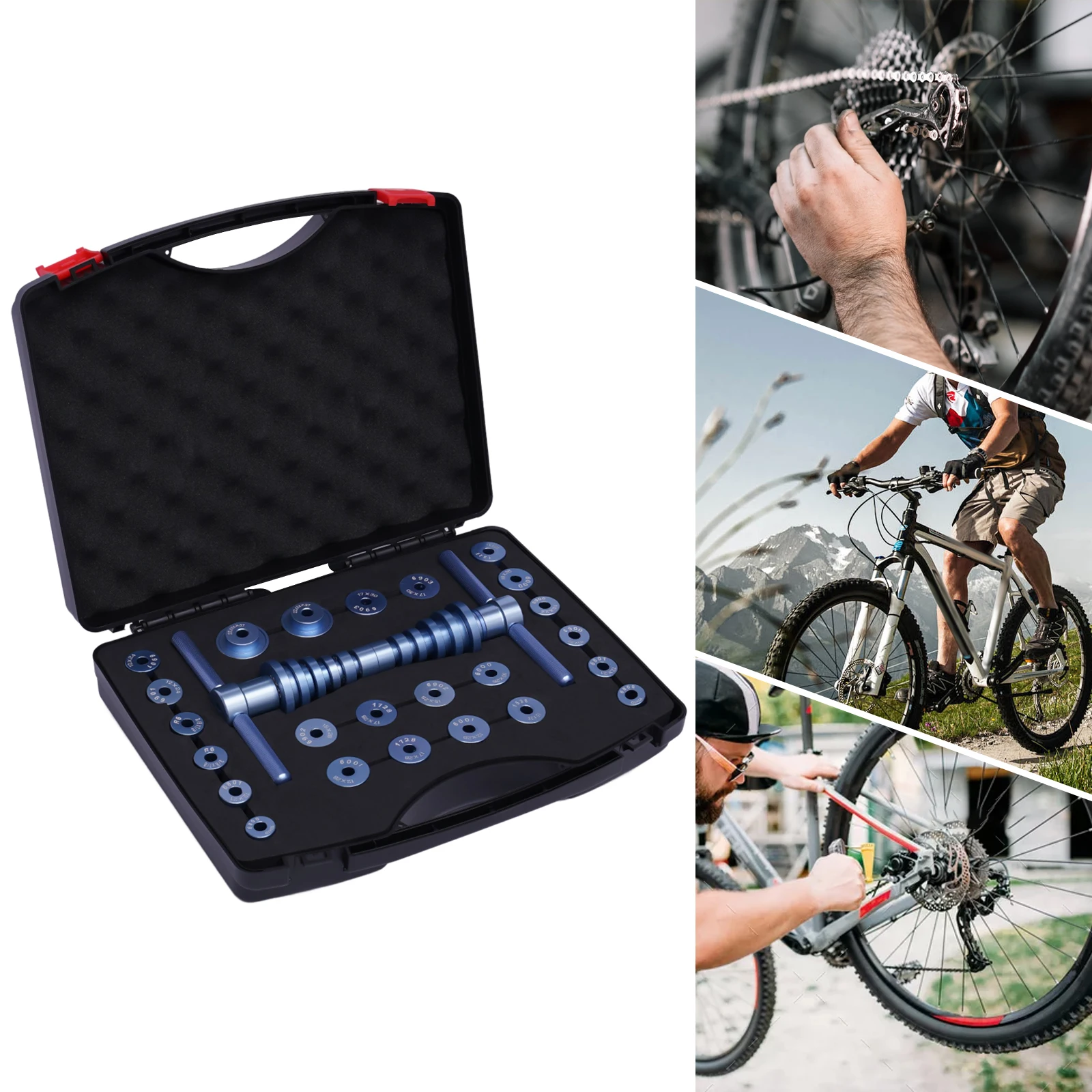 

Universal MTB Bike Bearing Press Kit Bottom Bracket Bicycle Hub&BB Axis Removal Installation Tool Set for Wheels Hub