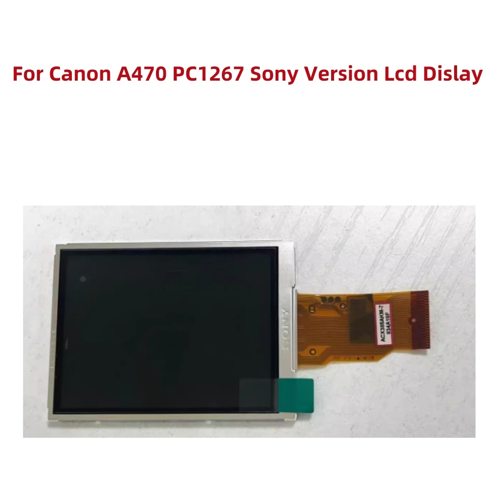 Alideao-For Canon A470 PC1267 A480 A490 A495 LCD Screen Display Camera Repair Part,New screen Camera repair part
