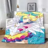 Cute S-Sailor-Moon 3D Cartoon Printed Blanket Picnic Blankets Warm Blanket Soft and Comfortable Blanket Home Travel Birthday 2