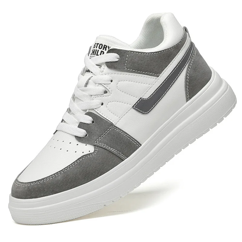 

Sneakers Men Elevator Shoes Hidden Heels Breathable Heightening Shoes For Man Increase Insole 8CM6CM Optional Height Shoes