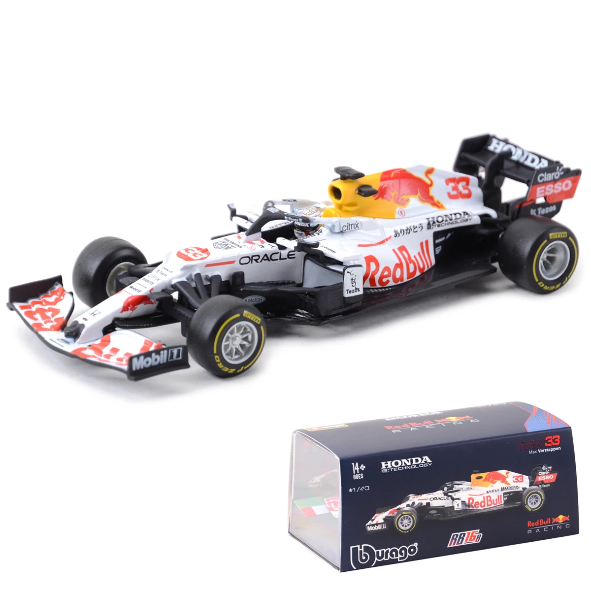 Burago 1/43 F1 ミニカー レッドブル RB16B #33 71DgG2L5G7L._AC_UF350,