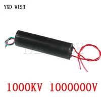1000KV 1000000V Boost Step up High Voltage Pulse Inverter Arc Generator Ignition Coil Module DC 3-6V 1000 KV Boost Step-Up Power 1