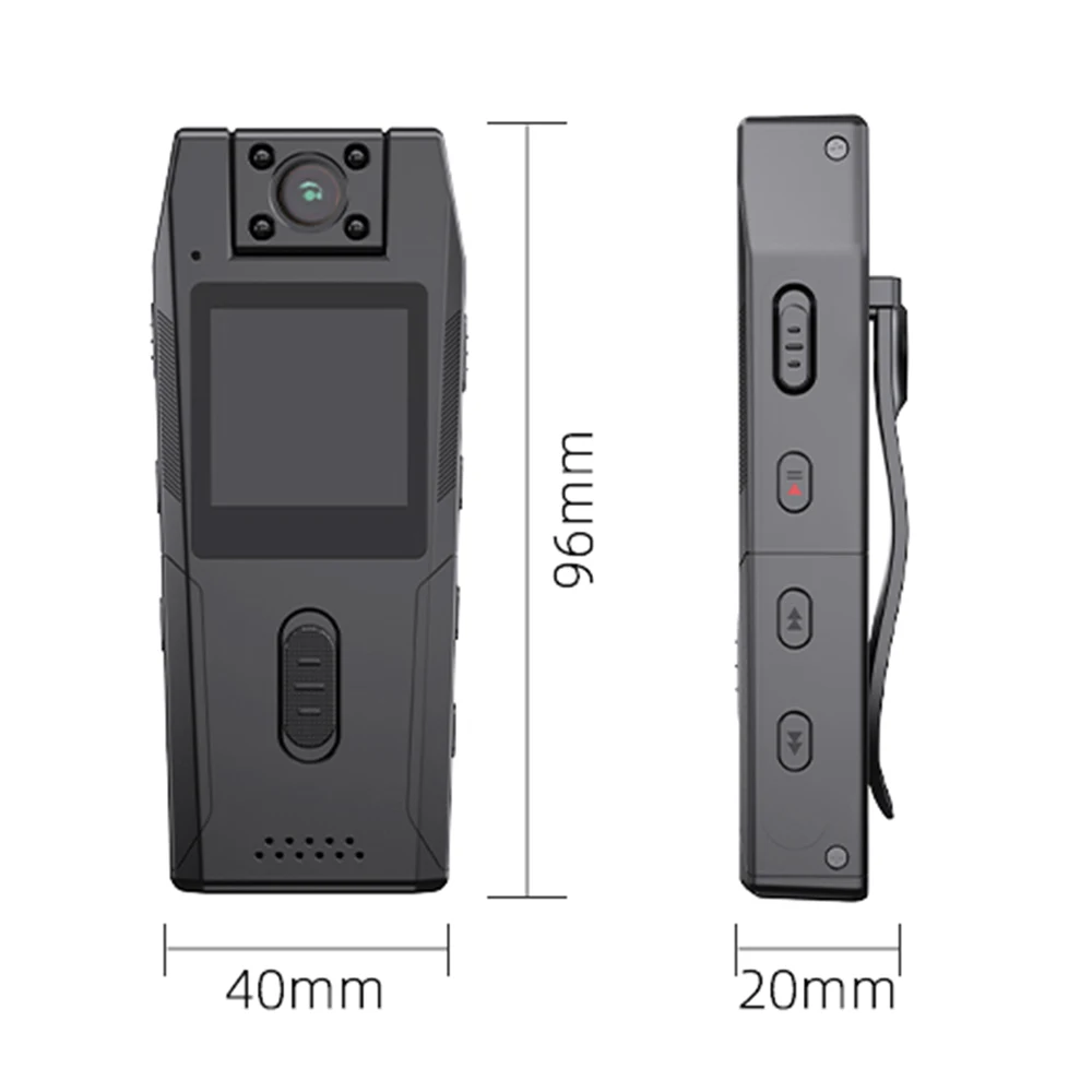 풀 1080P HD 미니 카메라, 1250mAh 캠코더 바디 캠코더, 소형 180 ° 광각 회전 자전거 카메라, 스포츠 DV 자동차 DVR 웹, DV3