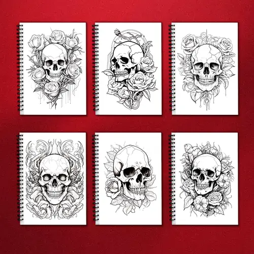 Adult Coloring Book -30 Sheet Spiral Coloring Book, 11.2X 8.3Inch, 100Gsm Thick Paper, Back to School, New Year, Birthday Gift - Image 6