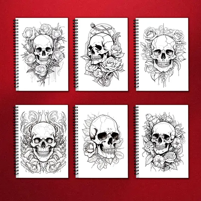 Adult Coloring Book -30 Sheet Spiral Coloring Book, 11.2X 8.3Inch, 100Gsm Thick Paper, Back to School, New Year, Birthday Gift - Image 6