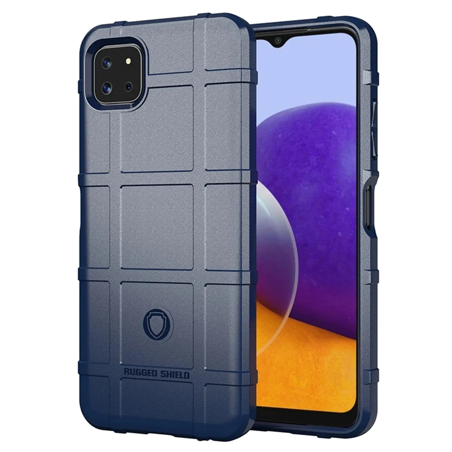 Shockproof Shield Matte Back Cover - Heavy-Duty Armor Phone Case