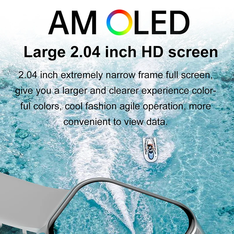 HK26 Ʈ ġ  AMOLED ũ,  ȭ , NFC AI   ̾,  ƮϽ ƮĿ Ʈġ, 2.04 ġ