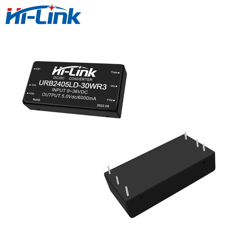 Hi-Link 5V 6A Output DC DC Step Down Converter 9-36V Input