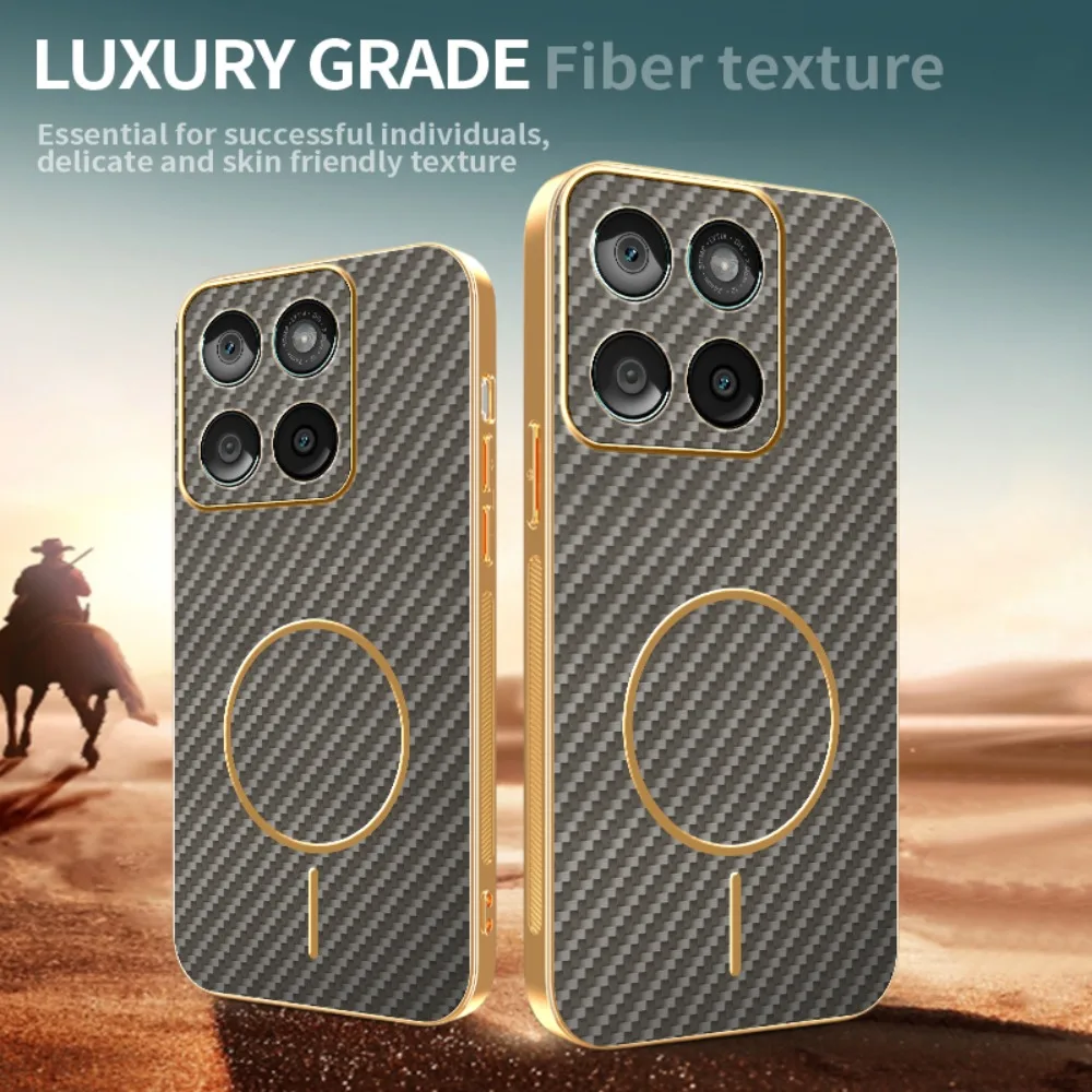 Luxury MagSafe-Compatible Case - Leather Finish