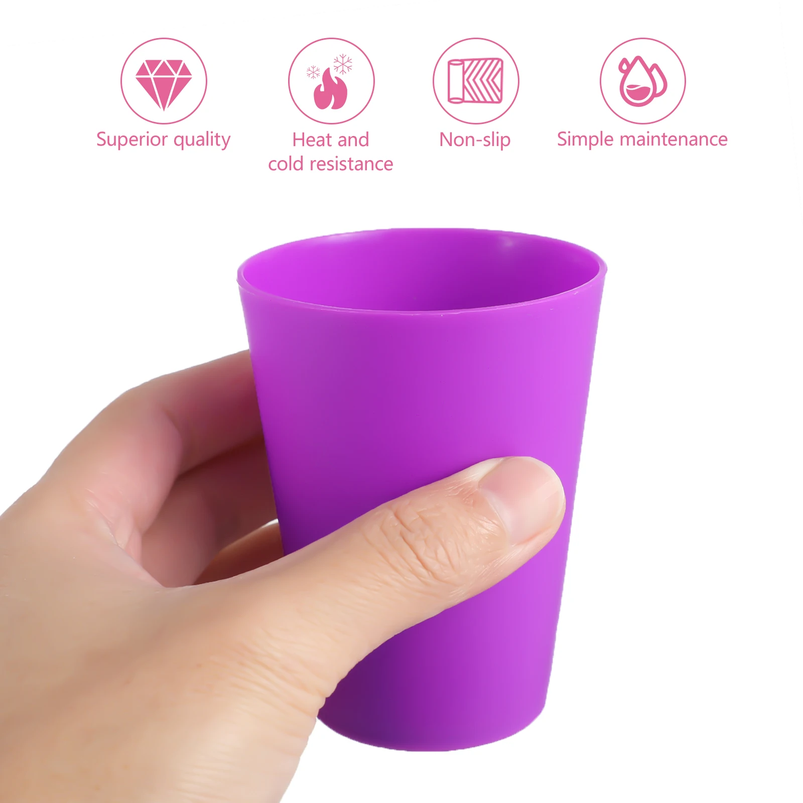Birthday Party Supplies Plastic Cups Reusable Plastic Unbreakable Lightweight Drinking Cups Party Supplies Disposable Cups For Home Barbecue Camping