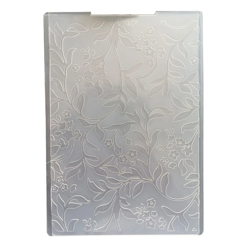 Multifunction Plastic Embossing Die Cuts Leaf Flower Uneven Embossing Folders