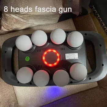 8 Massage Heads Massage Gun Deep Tissue Muscle Relax High Power Wireless High Frequency Vibration Masajeador