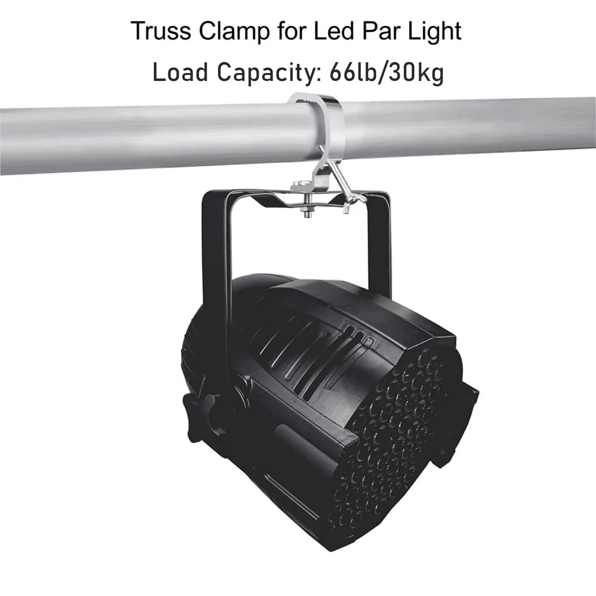 1.65-2.36 inch Stage Light Clip Hook Aluminum Truss C-Clamp, Heavy Duty Stage Li