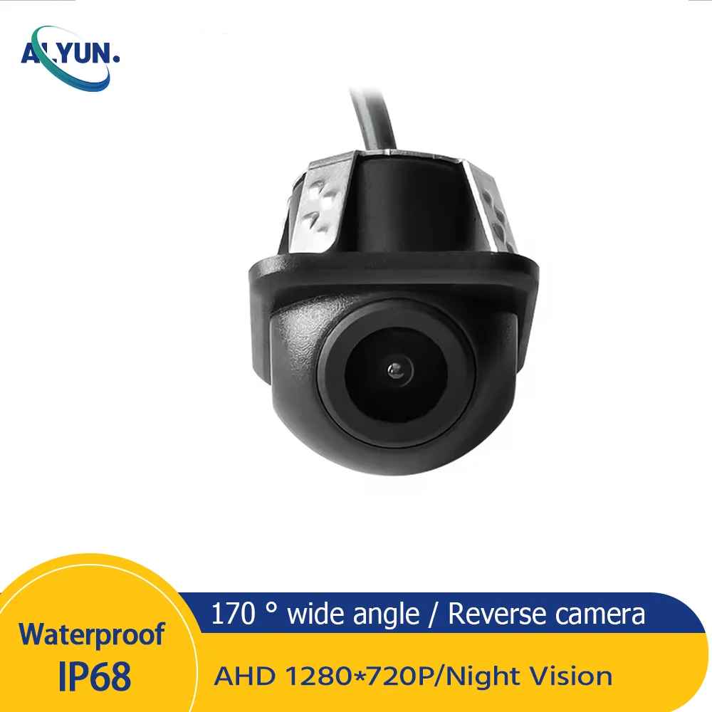 AHD Reverse Camera Rear view Car Infrared Starlight Night Vision Car Reversing Auto Parking Monitor IP68 Waterproof HD Video