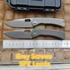JUFULE Limited SPK Lamia TC4 Titanium Handle 154CM Blade Ceramic Bearings Pocket EDC Tool Camping Hunting Outdoor Folding Knife 3