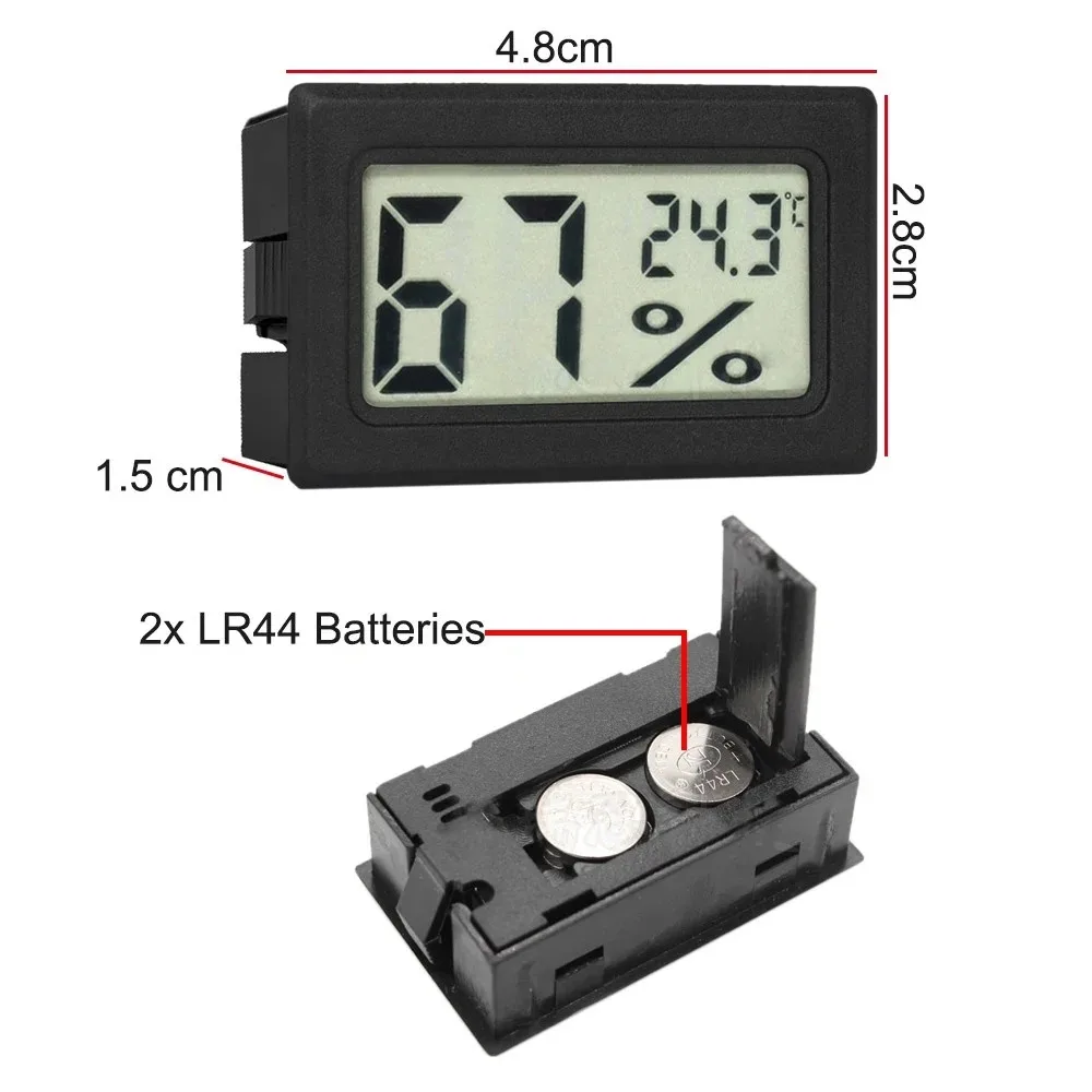 Mini Indoor Digital Hygrometer and Thermometer