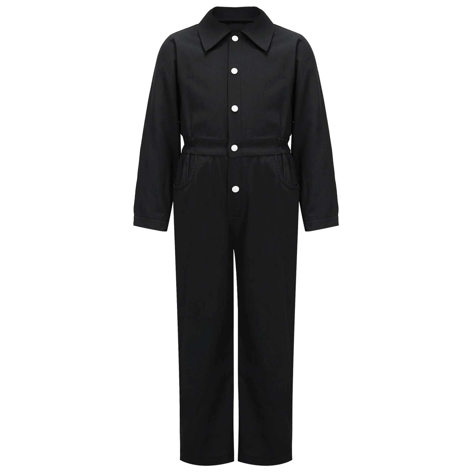 Boys Overalls Child Casual Jumpsuit Pants Mechanic Christmas Halloween Suit Flight Suits Long Sleeve Coveralls Kids Clothing