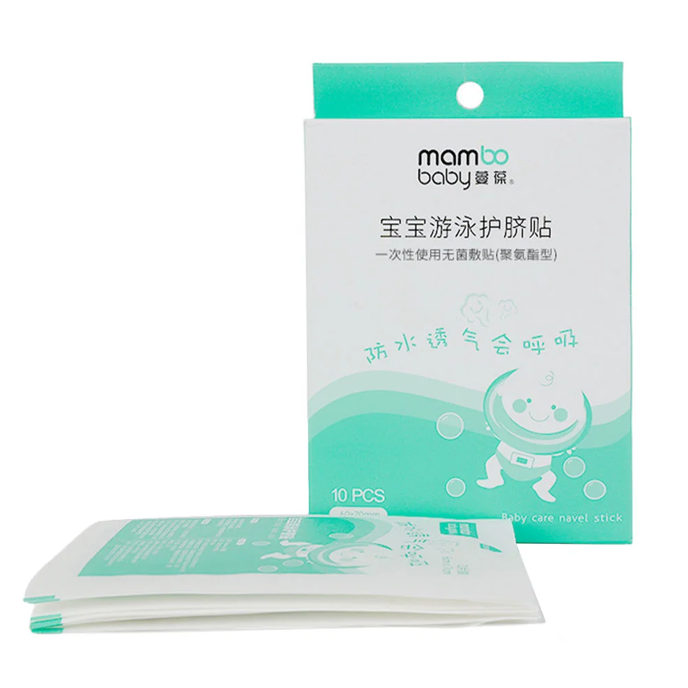 Baby Navel Stickers Waterproof Navel Patches Belly Button Sticker Newborn Umbilical Cord Protector Baby Care Bath Shower 10Pcs