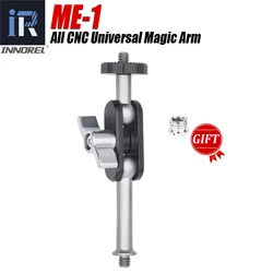 INNOREL ME-1 Articulating Magic Arm with Dual Ball Head for Tripod Phone Clip 1/4