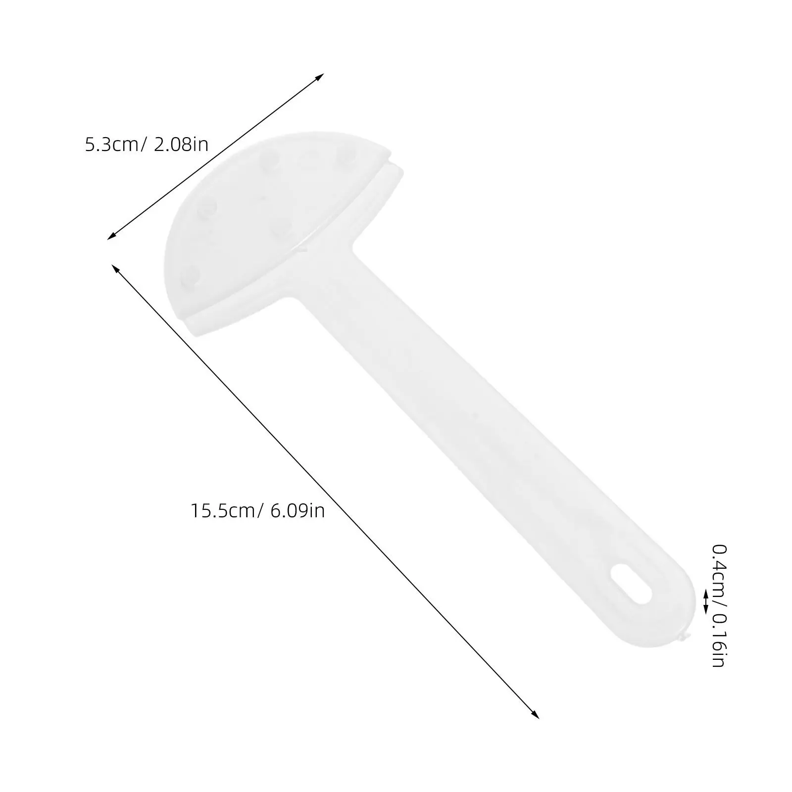 50Pcs 두꺼운 투명 팬 핸들 6 인치 플라스틱 팬 스틱 핸드 헬드 사인 스틱 웨딩 DIY 사진 부스 액세서리