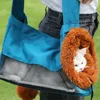 Pet Canvas Shoulder Bag Lion Shaped Dog Carrier Comfortable Cats Carrying Pouch Handbag Puppy Messenger Bag For Outdoor Travel 6