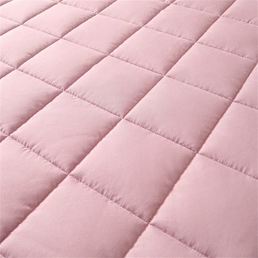 All Inclusive Six Sides Mattress Pad Single Double Queen King Size Mattress Cover with Zipper Quilted Fitted Topper