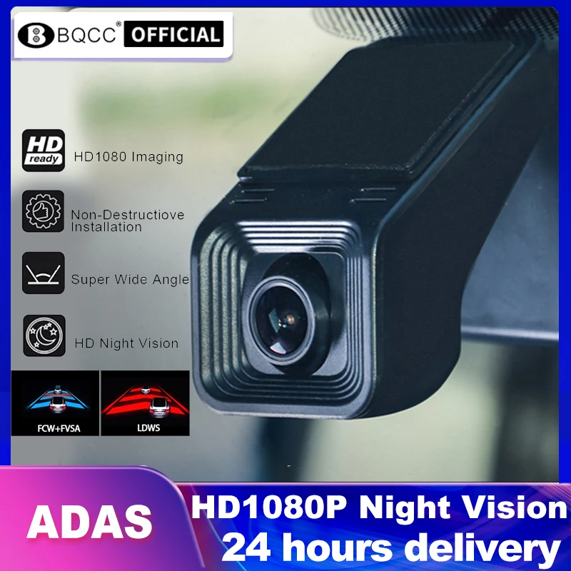 

Car DVR Dash Cam Full HD 1080P Cyclic Recording ADAS LDWS Auto Recorder Hidden Type For Android Multimedia Player DVD Navigation