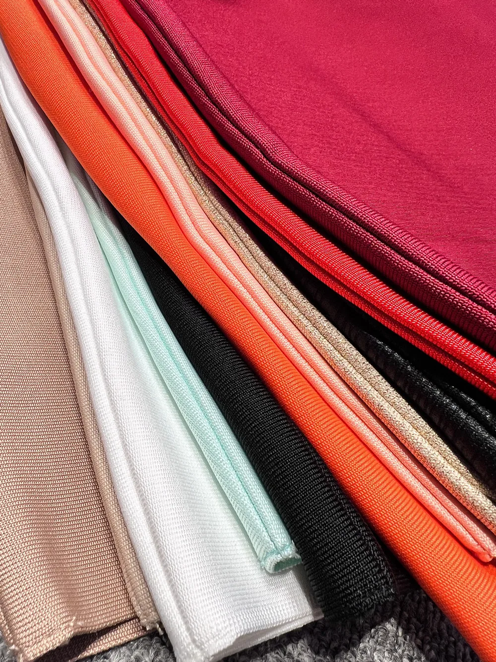 13Colors 50CM Length Women Elastic Knitted Bandage Bodycon Mini Skirts High Street Evening Club Party Pencil Skirt Wholesale 2